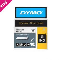Dymo Rhino 24mm Wht Flex Nylon