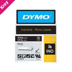 Dymo Rhino Vinyl 12mm Tape Blk
