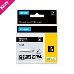 Dymo Rhino Vinyl 9mm Tape Blk