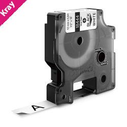 DymoRhino Blk on Wht 12mm Tape