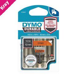 D1 Dur Blk on Orn 12mm x 3m