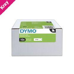 Dymo D1 Bk/Whi 12Mmx7M Pk10