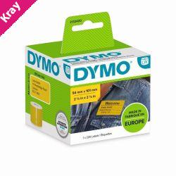Dymo LW Ship Lbl 54x101mm Ylw