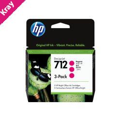 HP #712 29ml Mag 3 Pk 3ED78A