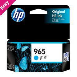HP #965 Cyan Ink 3JA77AA