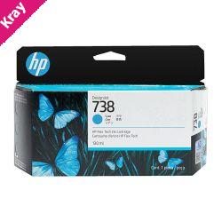 HP #738 130ml Cyan Ink 498N5A