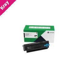 Lexm 55B6X00 XHY Black Toner