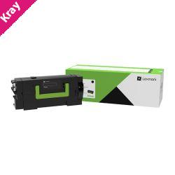 Lexm 58D6U0E UHY Black Toner