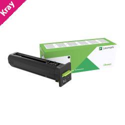 Lexm 72K6XK0 XHY Black Toner