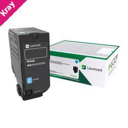 Lexm 74C60C0 Cyan Toner