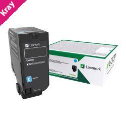 Lexm 74C6HC0 HY Cyan Toner