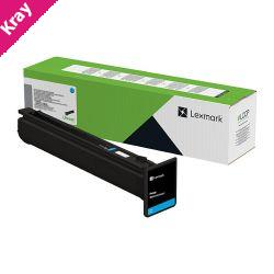Lexm 77L10C0 Cyan Toner