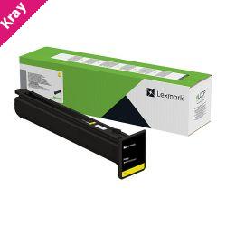 Lexm 77L10Y0 Yellow Toner