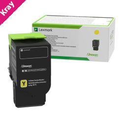 Lexm 78C6XYE XHY Yellow Toner