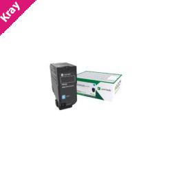 Lexm 84C6HC0 HY Cyan Toner