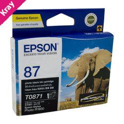 Epson T0871 Ph Black Ink Cart