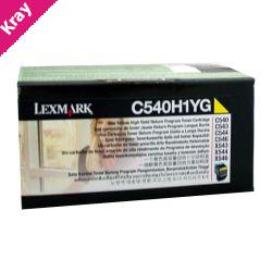 Lexm C540H1YG Yellow Toner