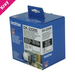 Brother DK22205 White Roll