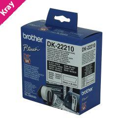 Brother DK22210 White Roll