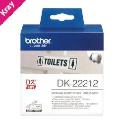 Brother DK22212 White Roll