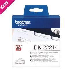 Brother DK22214 White Roll