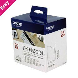Brother DKN55224 White Roll