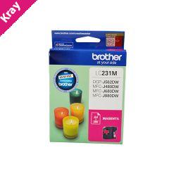 Brother LC231 Magenta Ink Cart