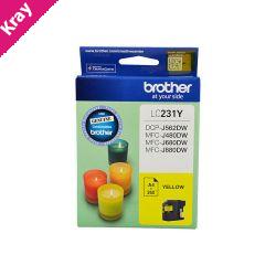 Brother LC231 Yellow Ink Cart