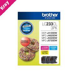 Brother LC233 CMY Colour Pack
