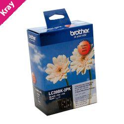 Brother LC39 Black Twin Pack