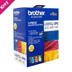 Brother LC67 CMY Colour Pack