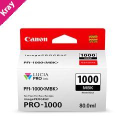 Canon PFI1000 Mat Blk Ink Cart