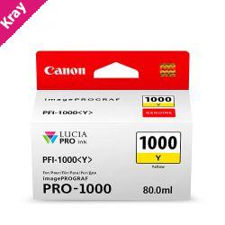 Canon PFI1000 Yellow Ink Cart
