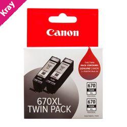 Canon PGI670XL Blk Ink Twin Pk