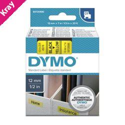 D1 Blk on Yell 12mmx7m Tape