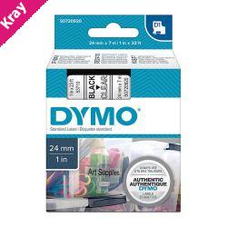 D1 Blk on Clr 24mmx7m Tape