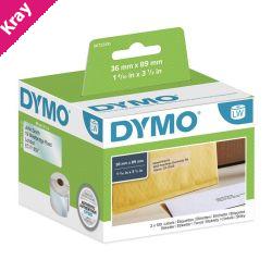 Dymo LW 36mm x 89mm Clear